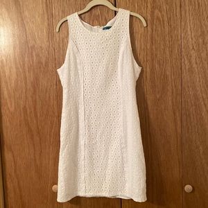 Pim & Larkin White Eyelet Dress